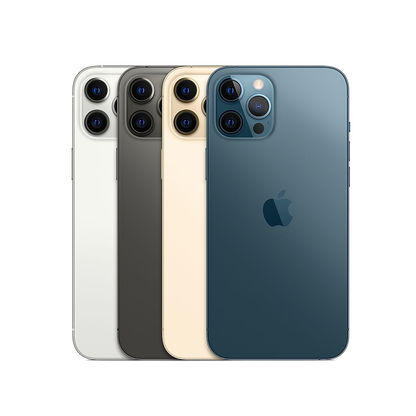 Relo -Refurbished- iPhone 12 Pro Max · SIM physique + eSIM · Batterie neuve iPhone 12 Pro Max · SIM physique + eSIM · Batterie neuve - État correct / 128 Go / Bleu Pacifique