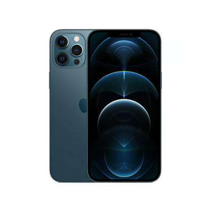 Relo -Refurbished- iPhone 12 Pro Max · SIM physique + eSIM · Batterie neuve iPhone 12 Pro Max · SIM physique + eSIM · Batterie neuve - État correct / 128 Go / Bleu Pacifique