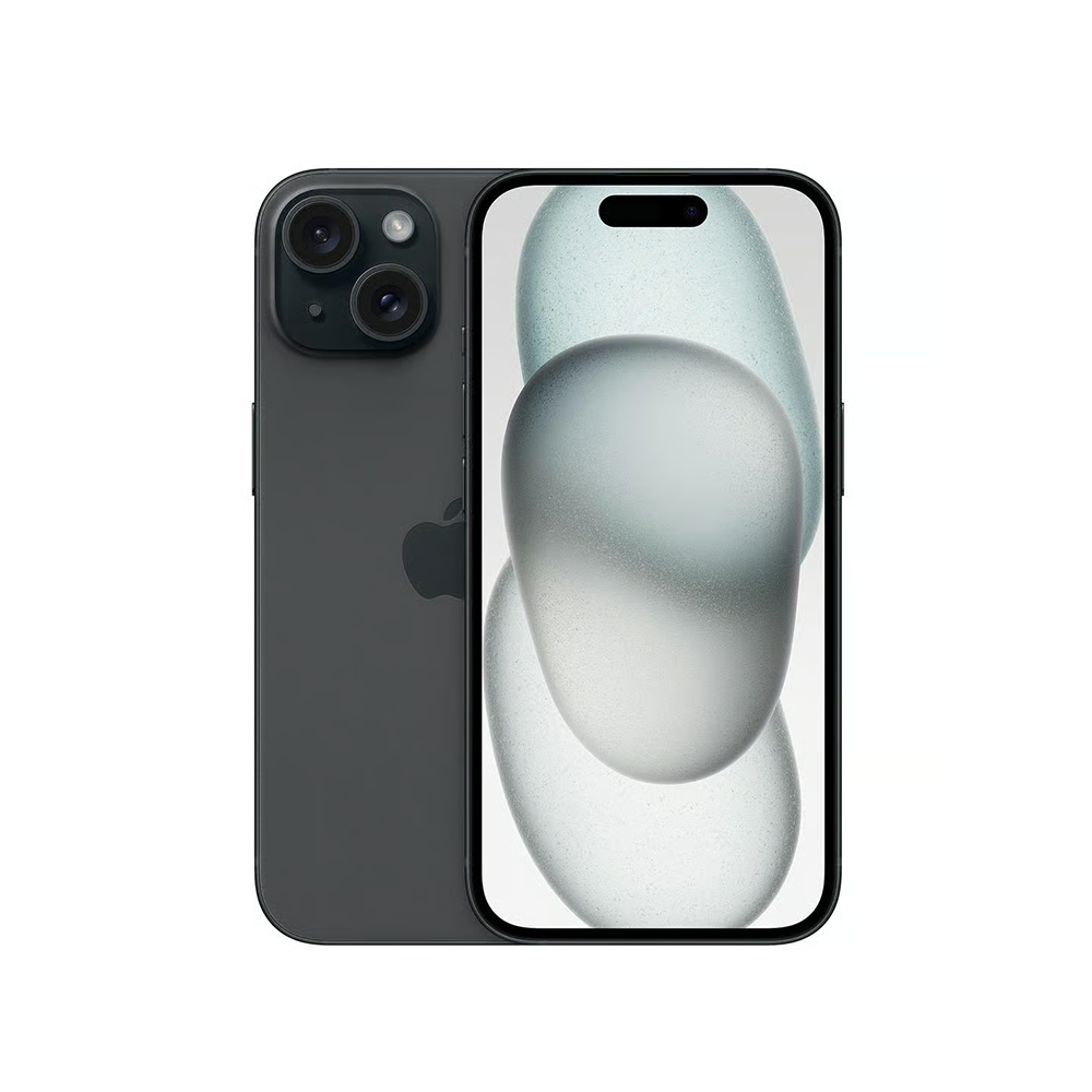 Relo -Refurbished- iPhone 15 · Double SIM physique · Batterie standard iPhone 15 · Double SIM physique · Batterie standard - État correct / 128 Go / Noir