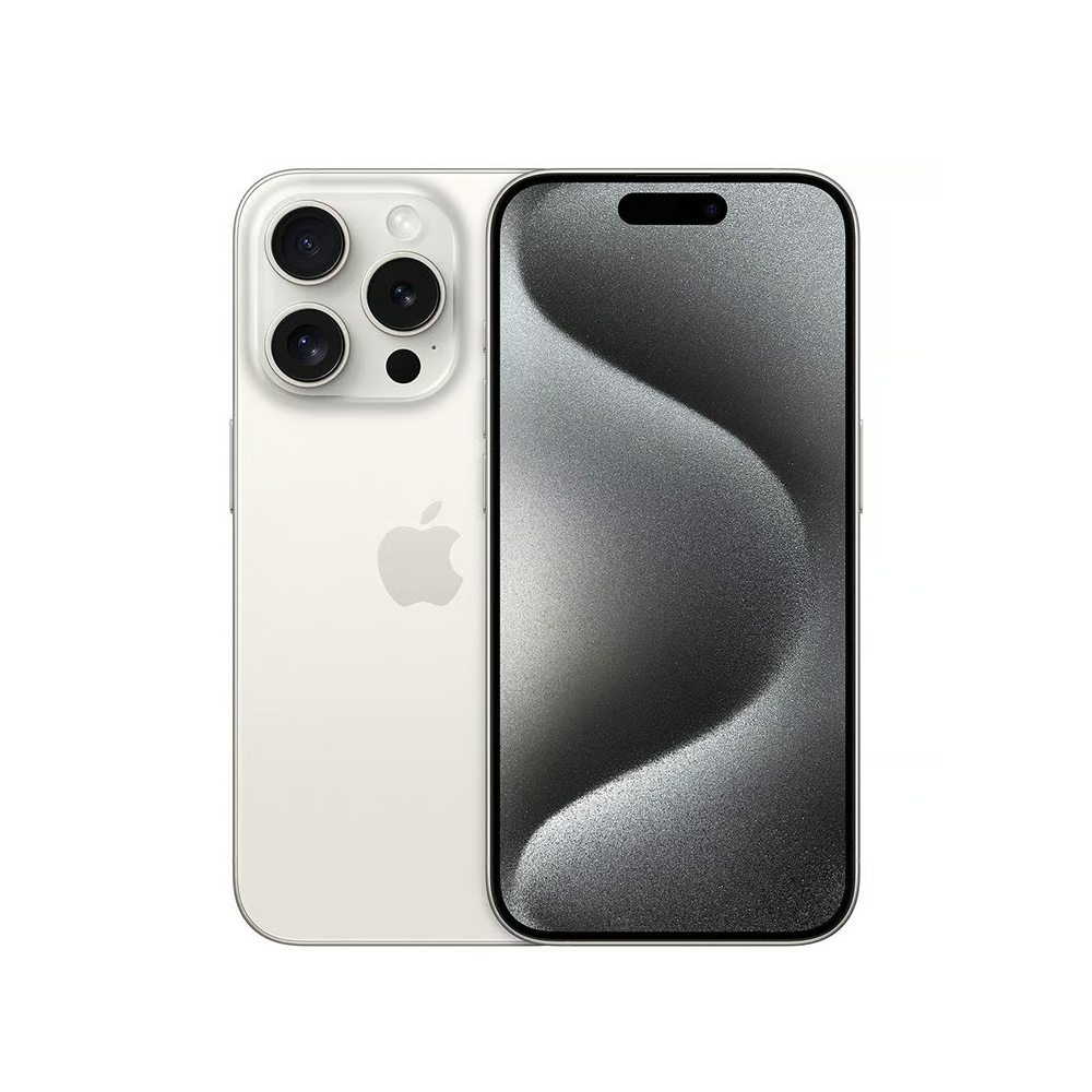 Relo -Refurbished- iPhone 15 Pro · SIM physique + eSIM · Batterie standard iPhone 15 Pro · SIM physique + eSIM · Batterie standard - État correct / 128 Go / Titane blanc