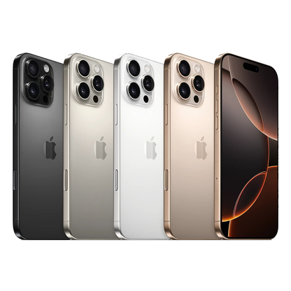 Relo -Refurbished- iPhone 16 Pro Max · SIM physique + eSIM · Batterie neuve iPhone 16 Pro Max · SIM physique + eSIM · Batterie neuve - État correct / 256 Go / Titane blanc